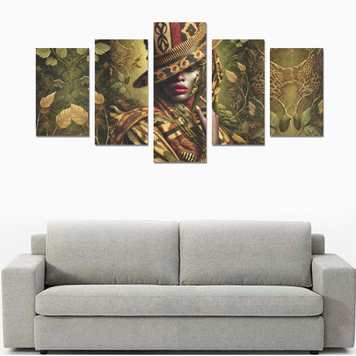 Camo Queen Canvas Print Set C (No Frame) Canvas Print Sets C (No Frame)