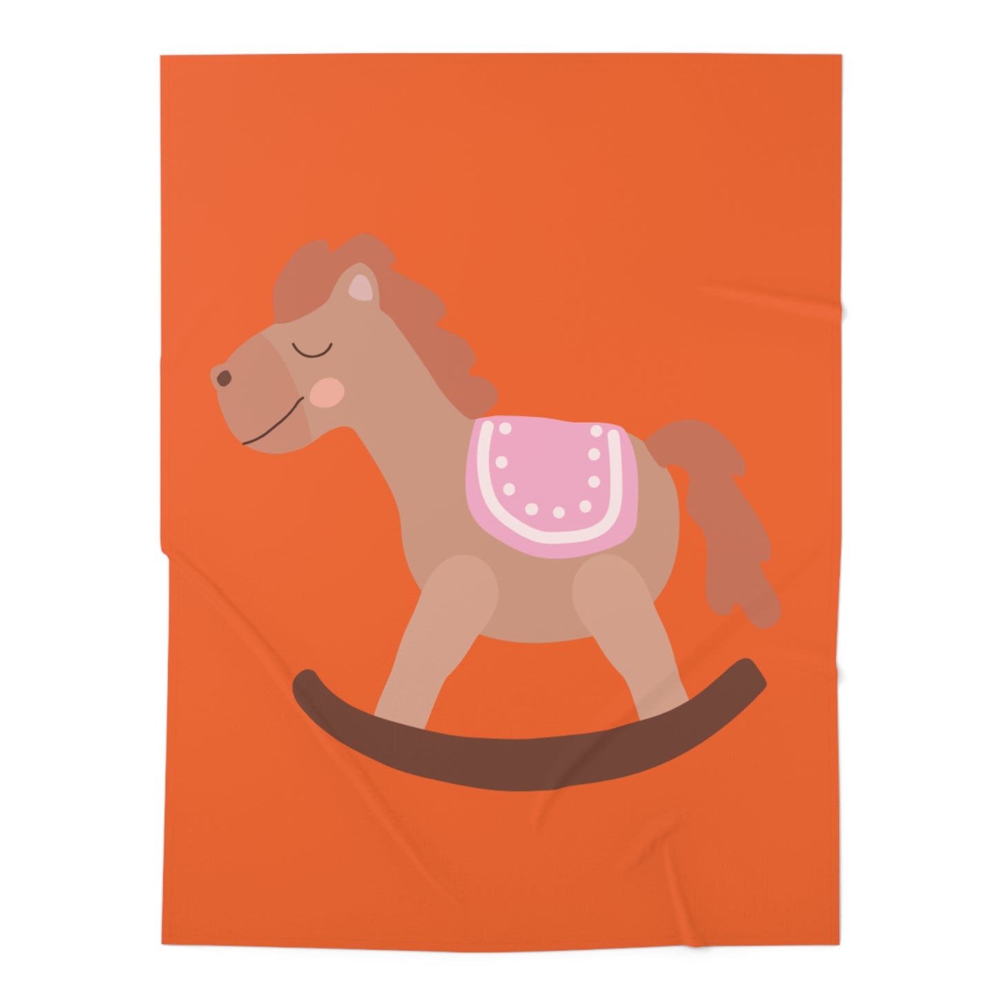 Rocking Horse Baby Swaddle Blanket #RH1