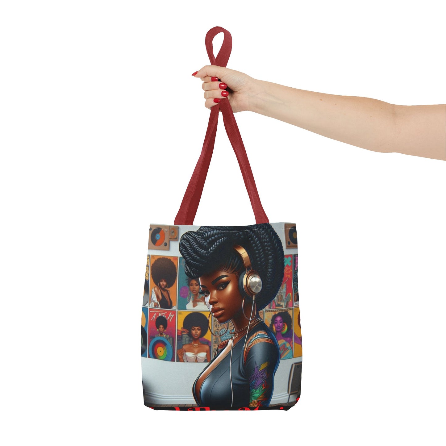 Feel The Music Tote Bag (AOP) #FM8