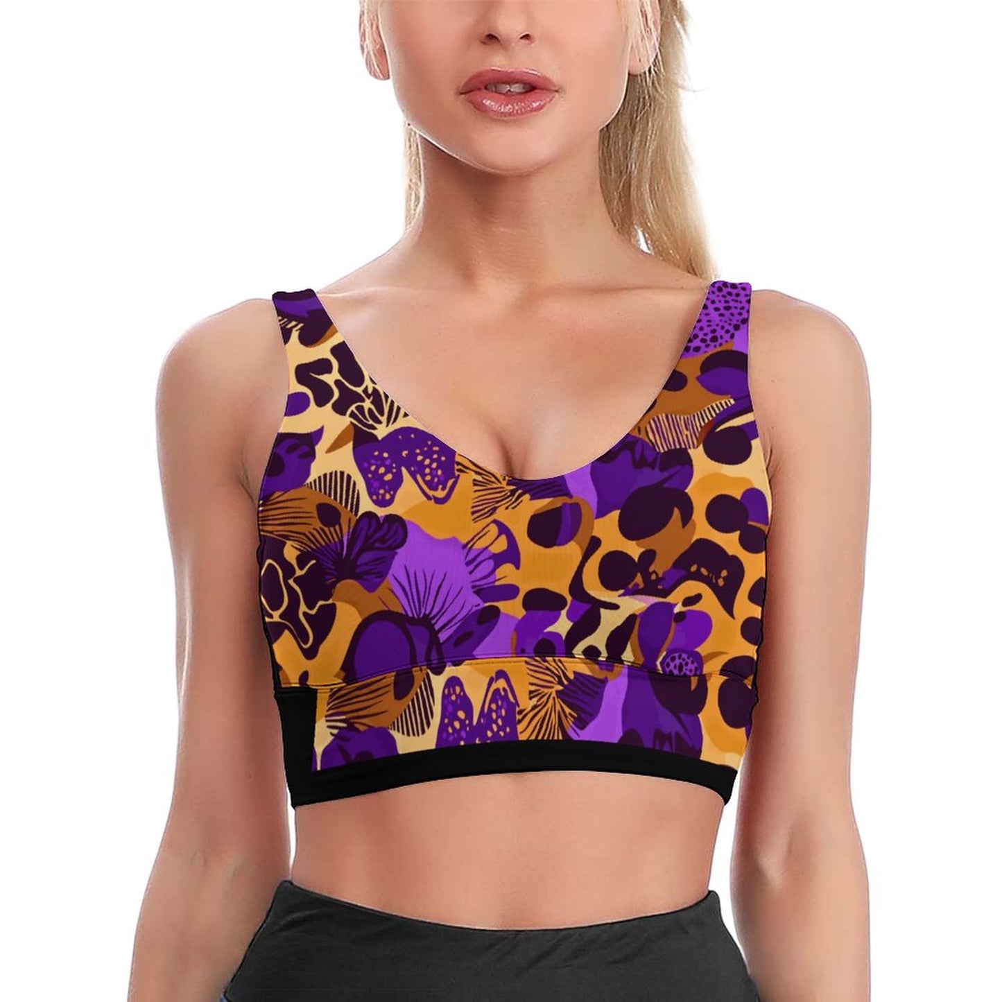 Sports Yoga Bra YJ032 (All-Over Printing)