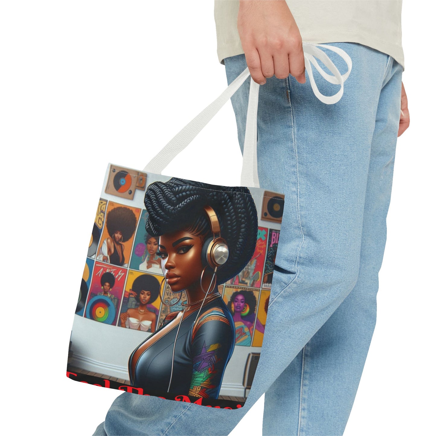 Feel The Music Tote Bag (AOP) #FM8