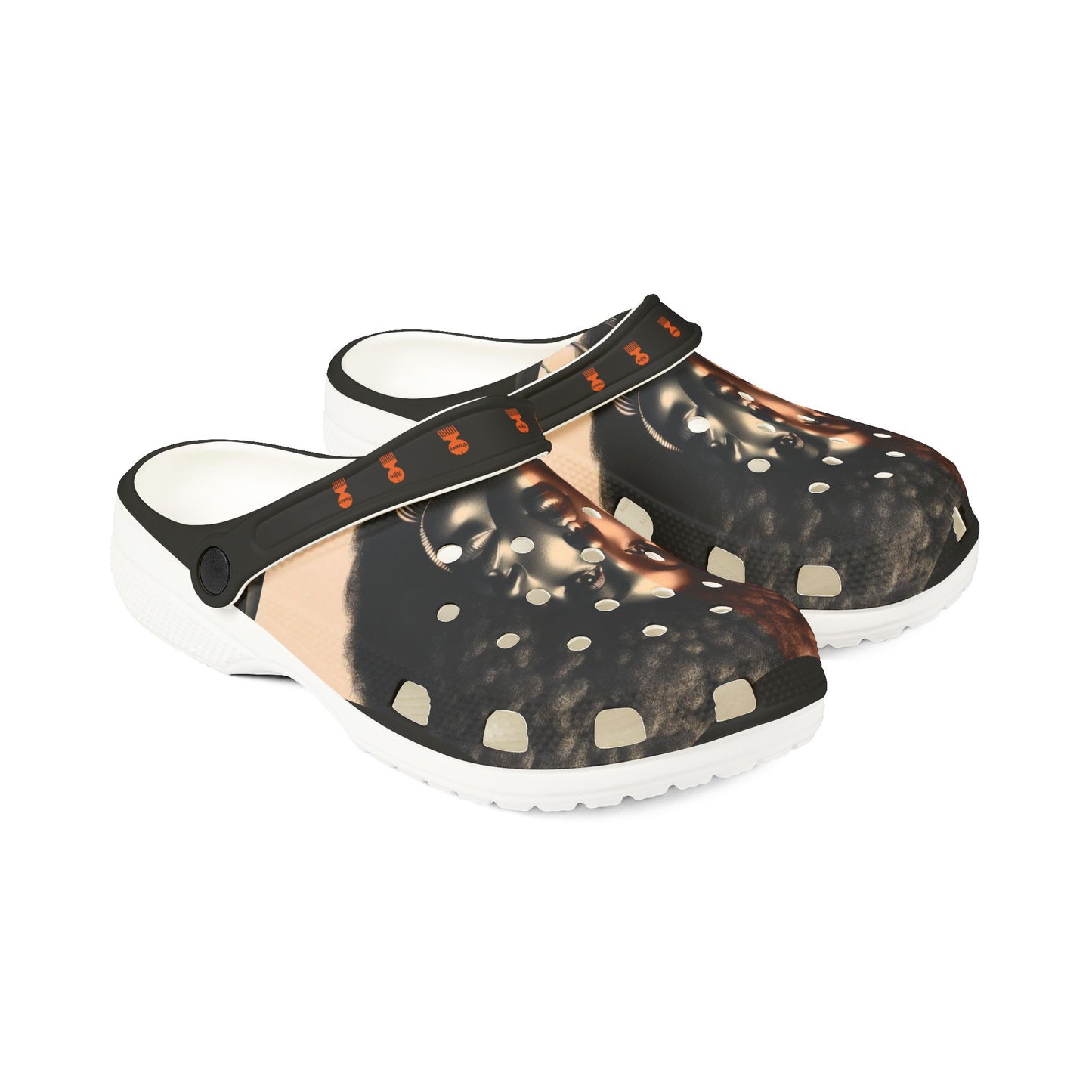 Afro Power EVA Foam Rubber Shoes (AOP) #AP7