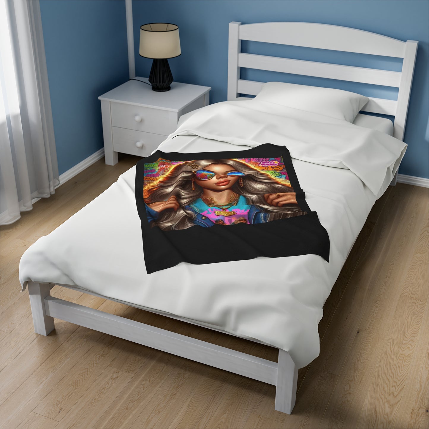 Future Boss Velveteen Plush Blanket #35