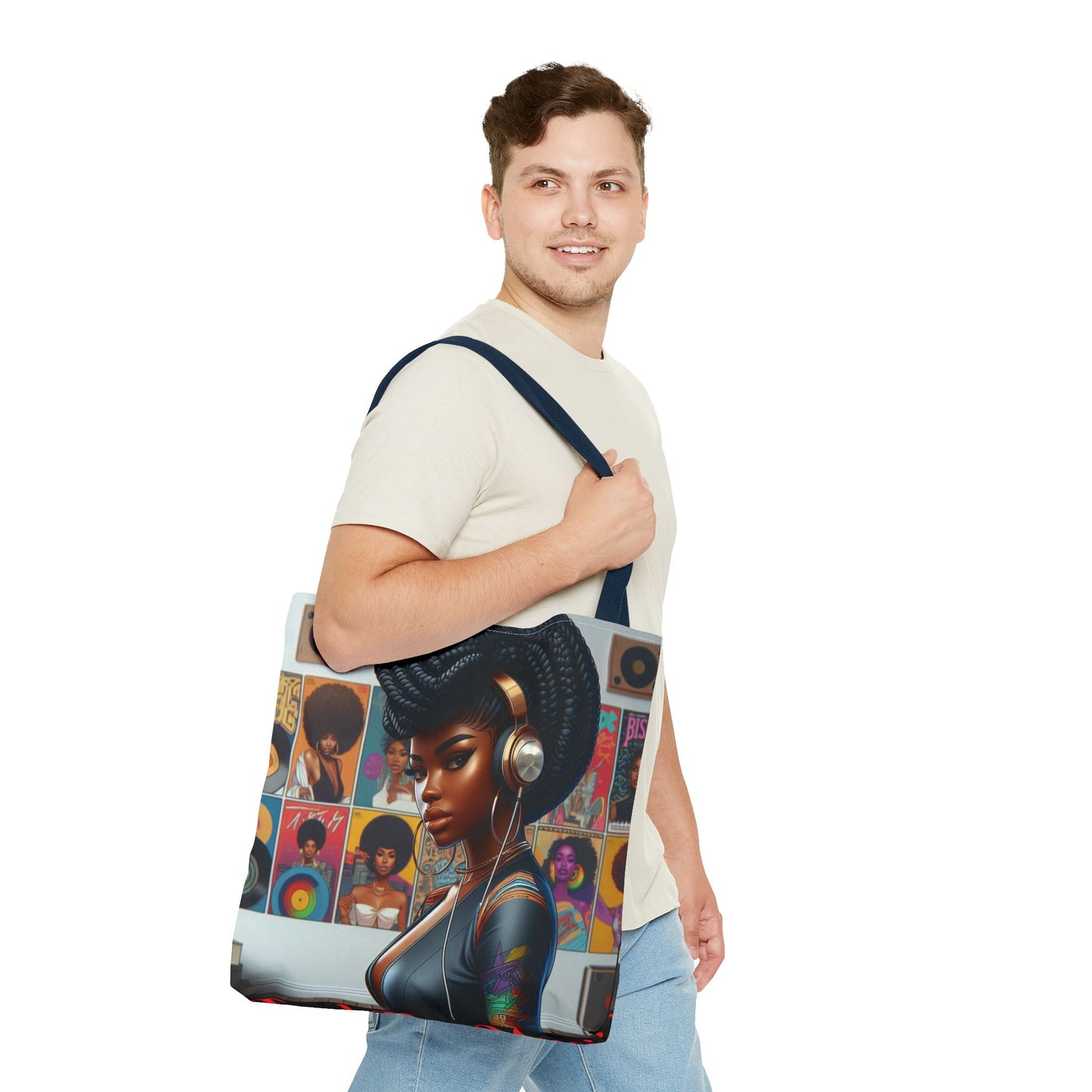 Feel The Music Tote Bag (AOP) #FM8