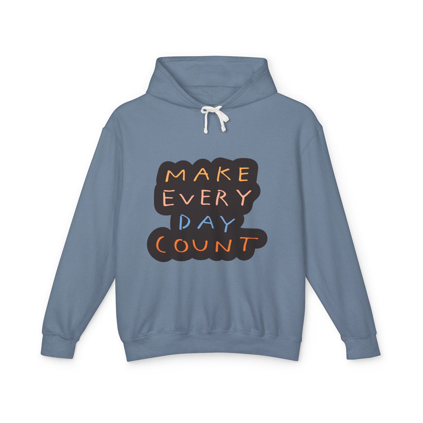 Affirmations Unisex Lightweight Hooded Sweatshirt #AU1