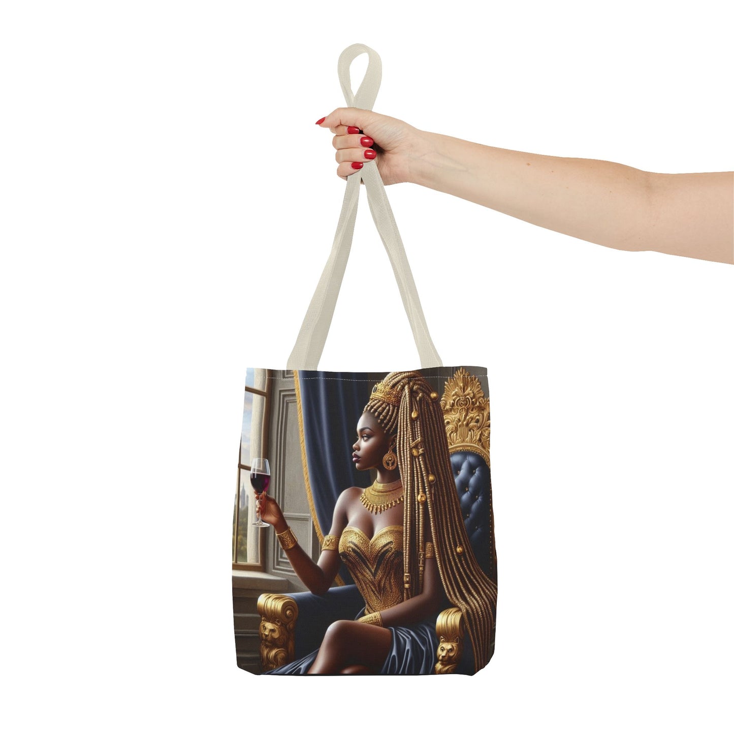 Sitting Queen Tote Bag (AOP) #T6