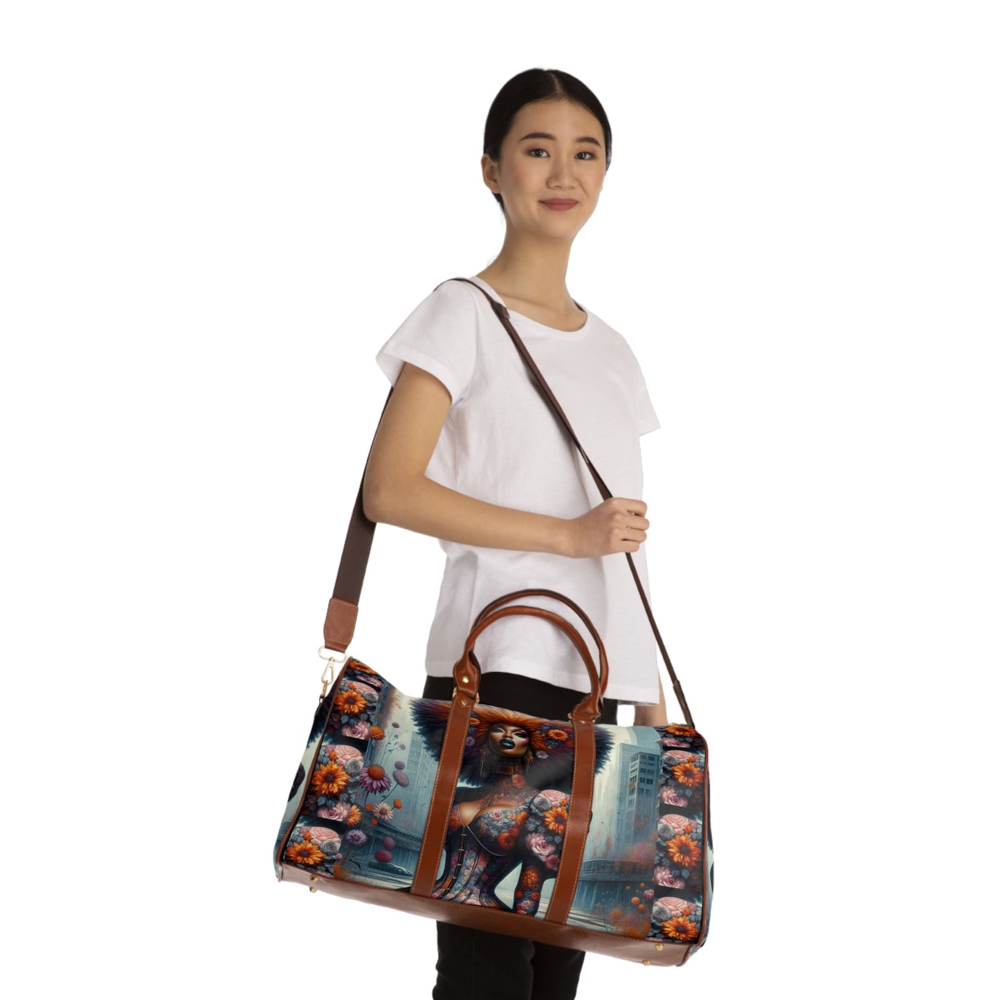 Afrocentric Beauty Luxury Waterproof Travel Bag #AB3
