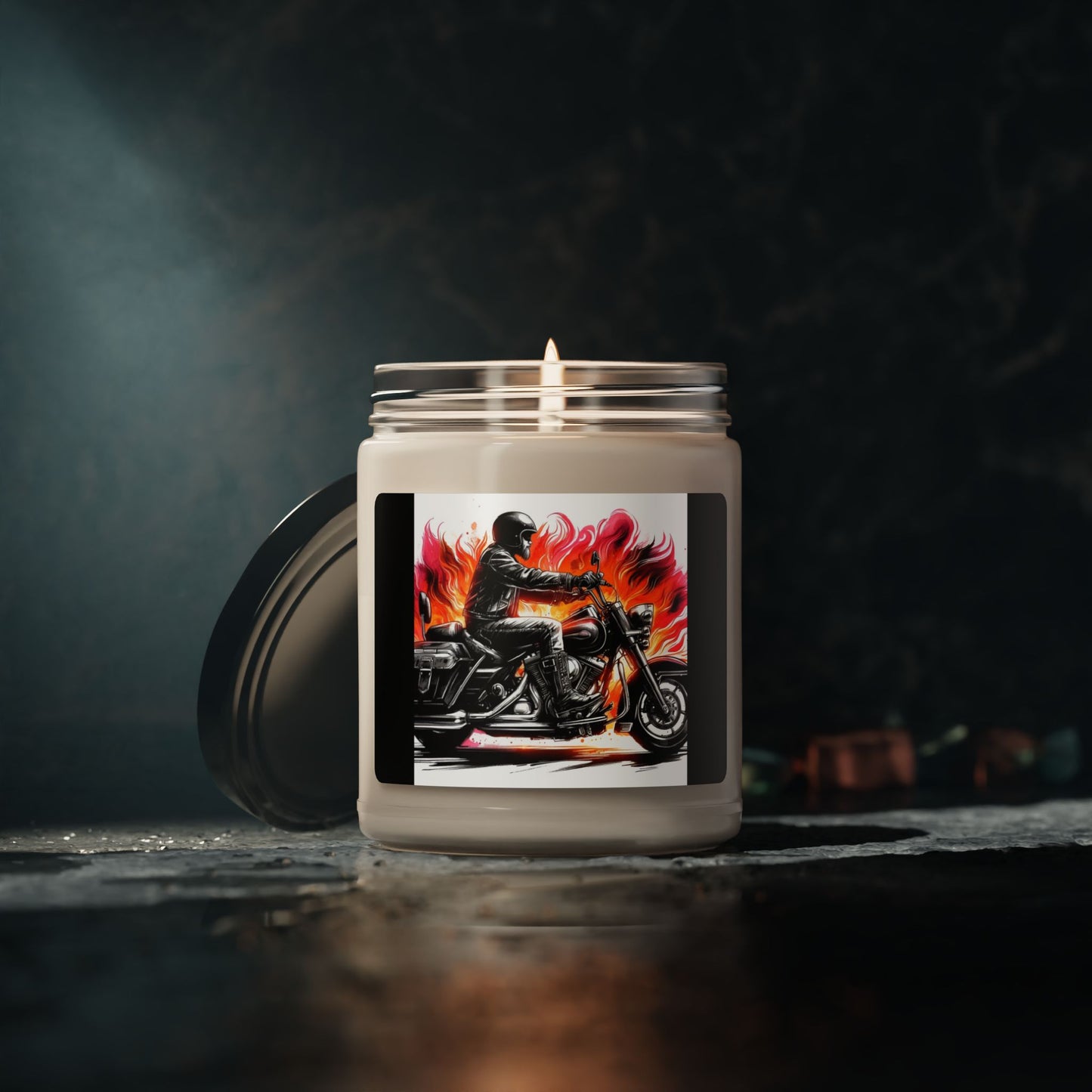 Born To Ride Scented Soy Candle, 9oz #13M