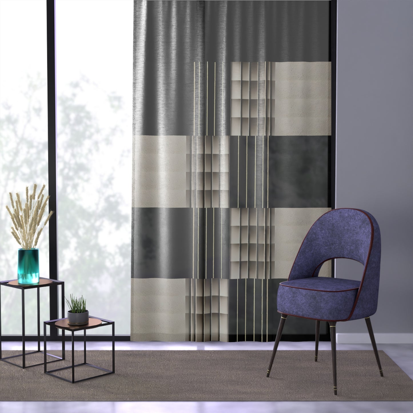 Duality Window Curtain #DLTY1