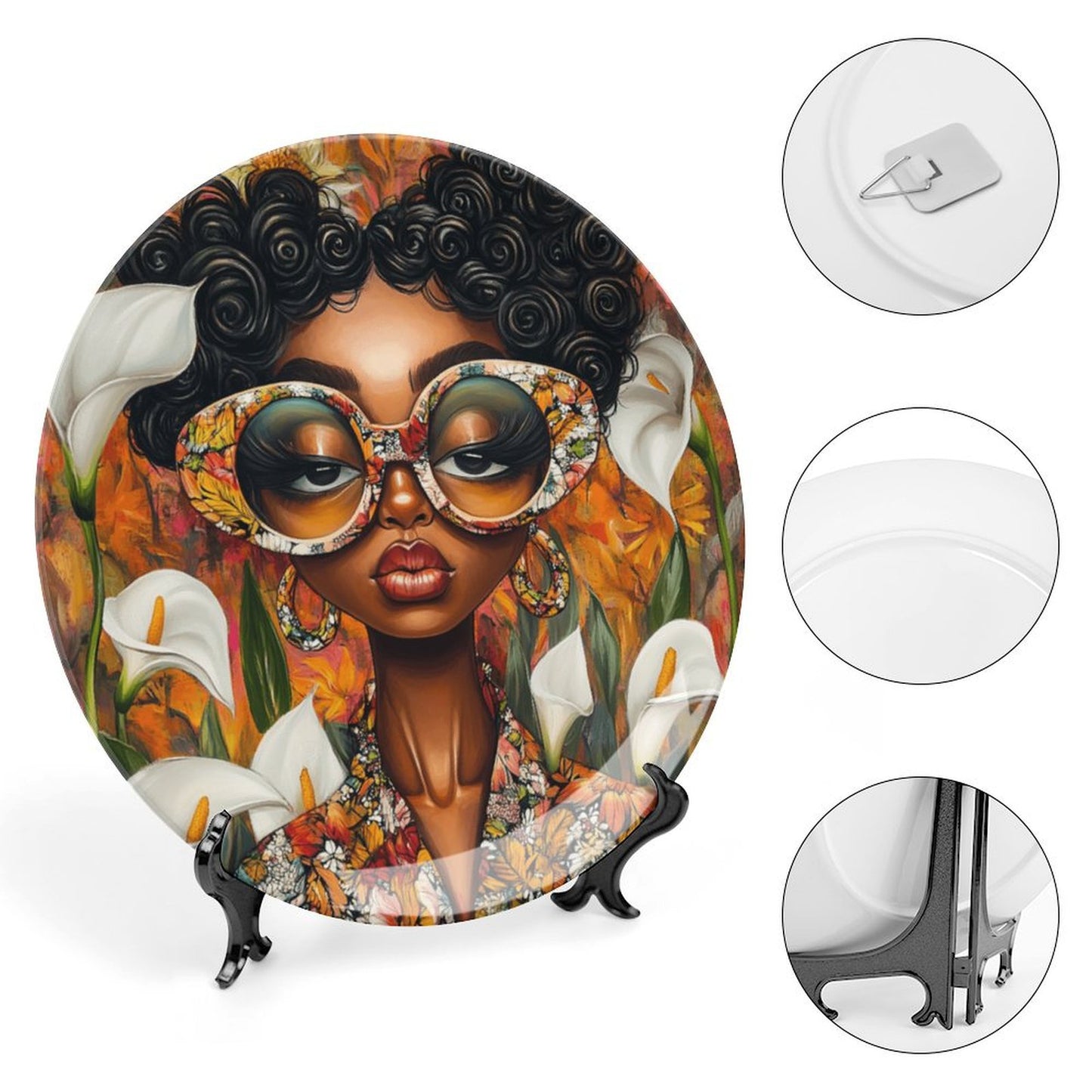 Bone China Decorative Plate