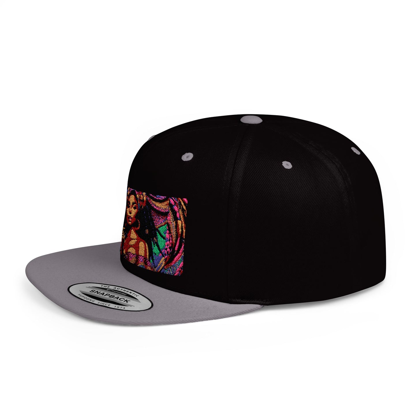 Divinity Luxury Flat Bill Snapback Hat - Bold Statement Headwear #DL1