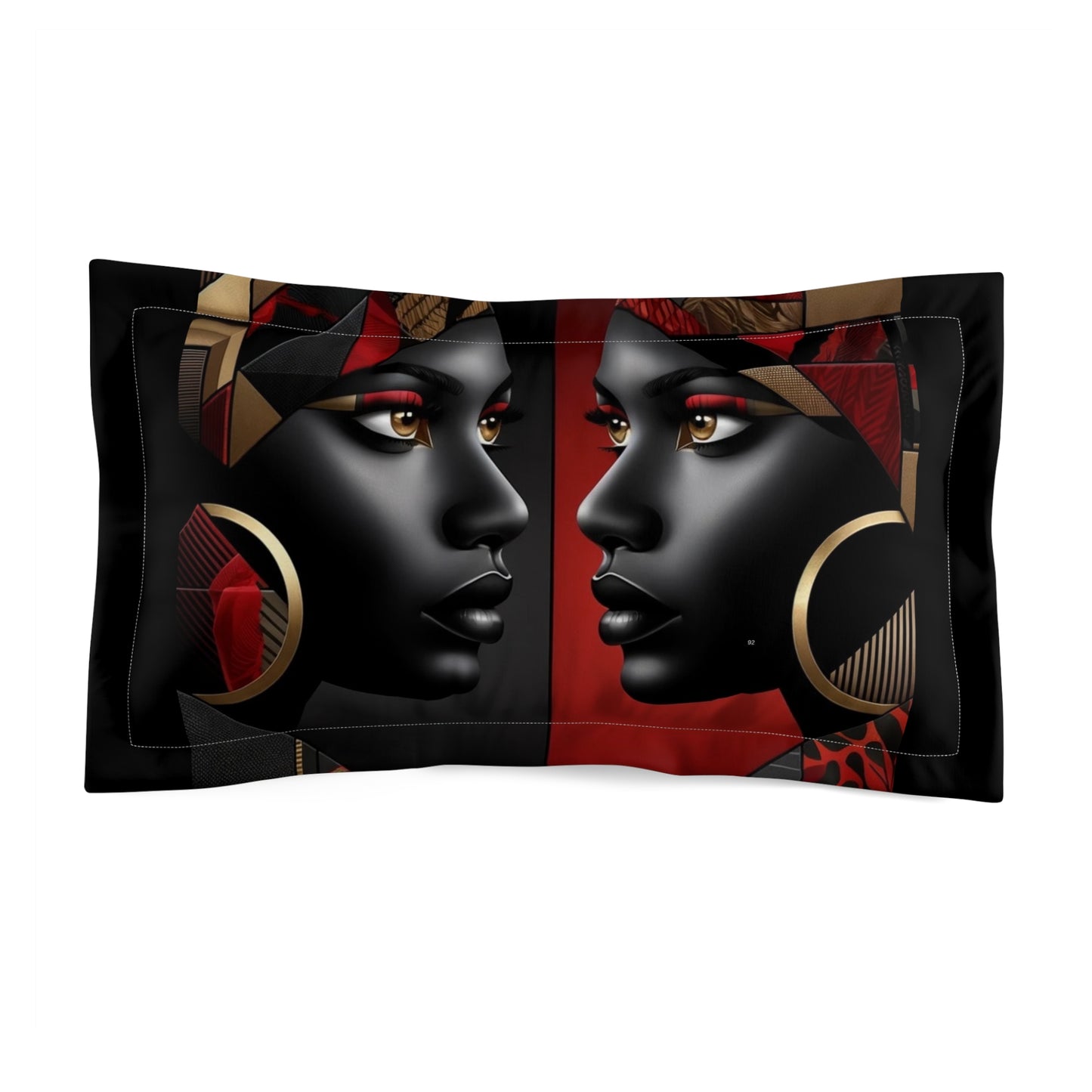 Dual Faced Microfiber Pillow Sham #DF1