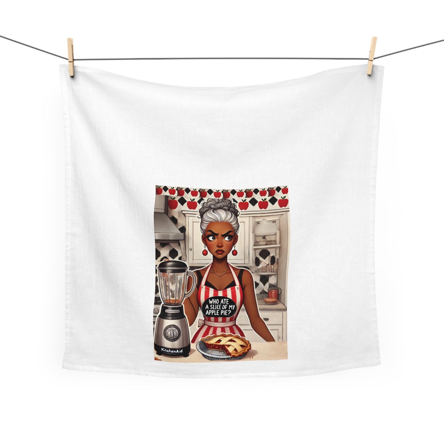 Apple Pie Heist Tea Towel #APH1