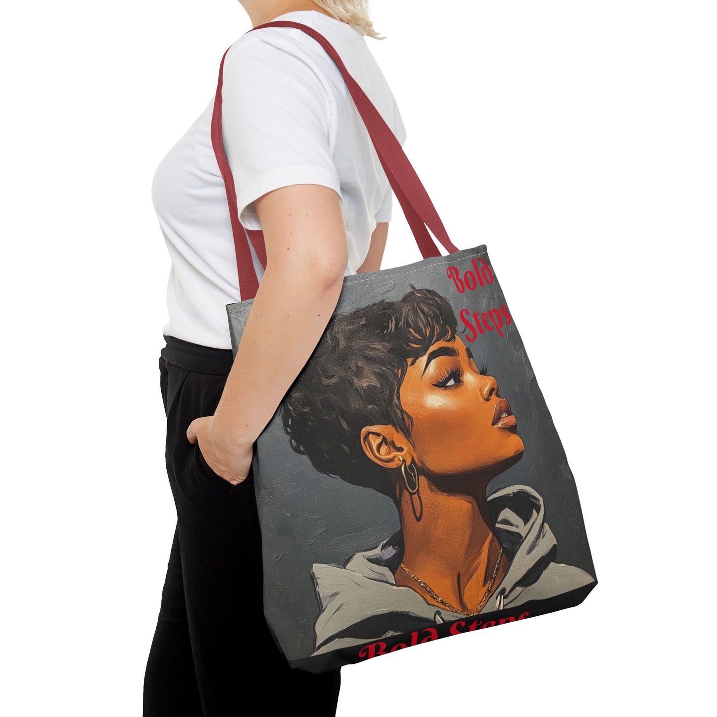 Bold Steps Tote Bag (AOP) #T11