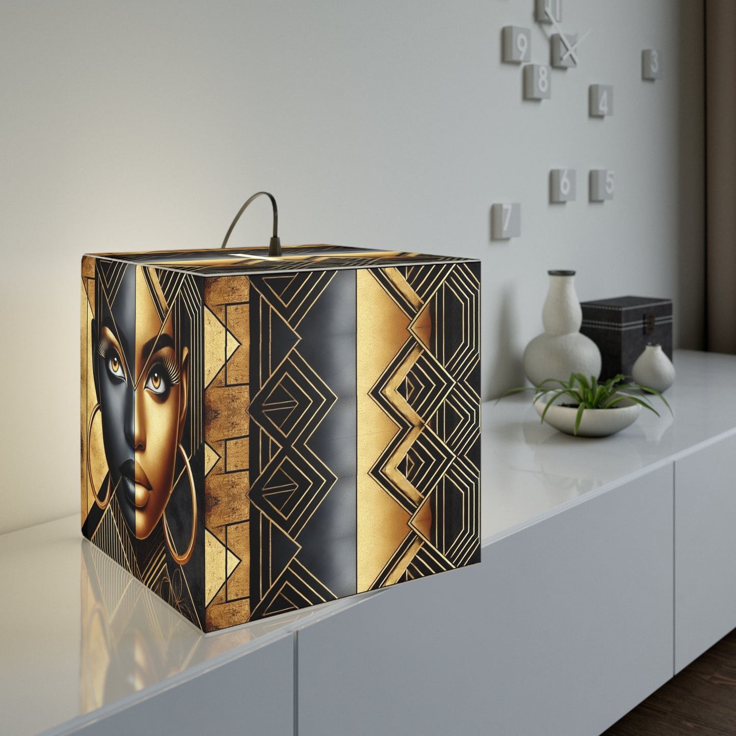 Amber Radiance Light Cube Lamp #AR1