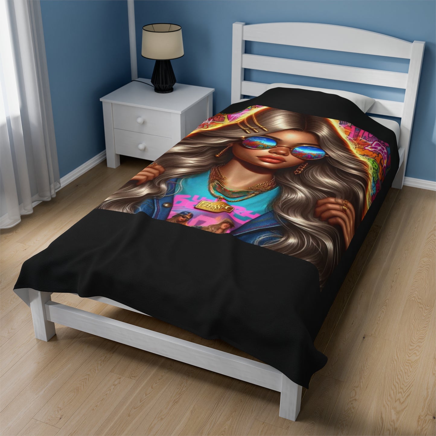 Future Boss Velveteen Plush Blanket #35
