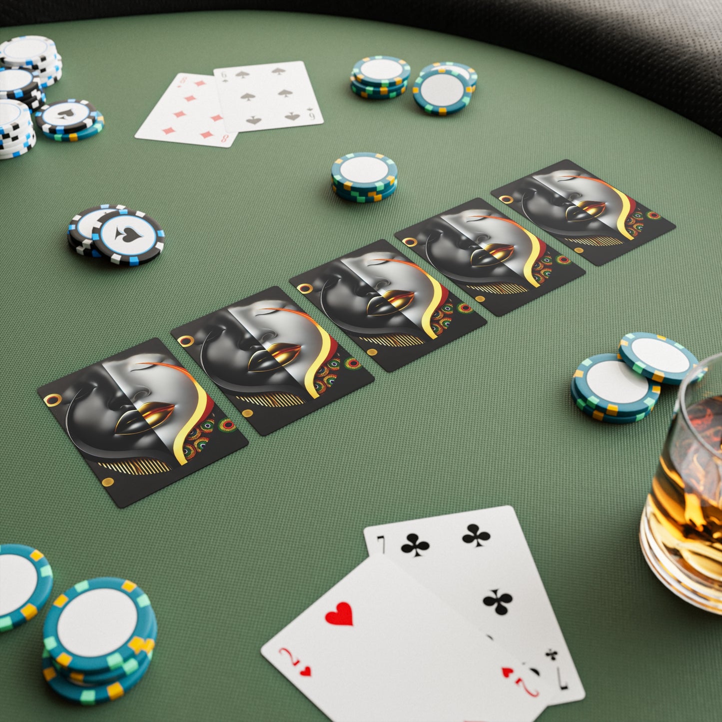 Dual Faced Poker Cards #DF1