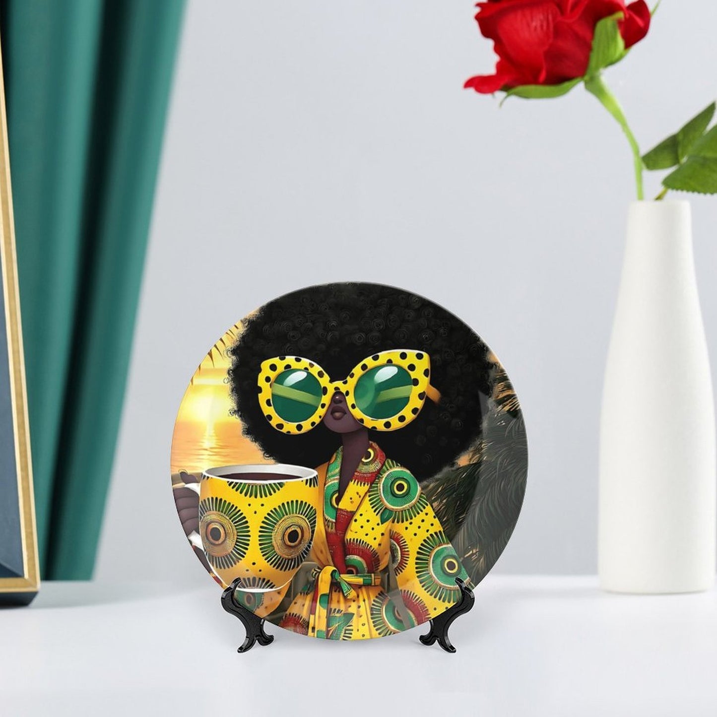 Bone China Decorative Plate