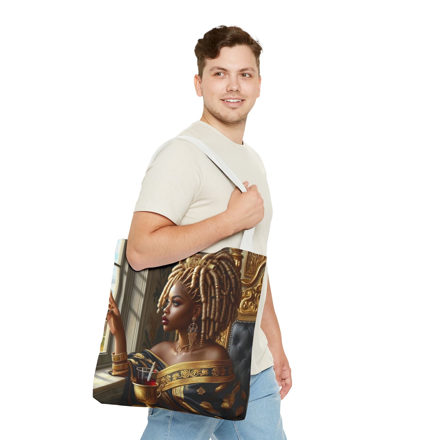 Sitting Queen Tote Bag (AOP) #T6
