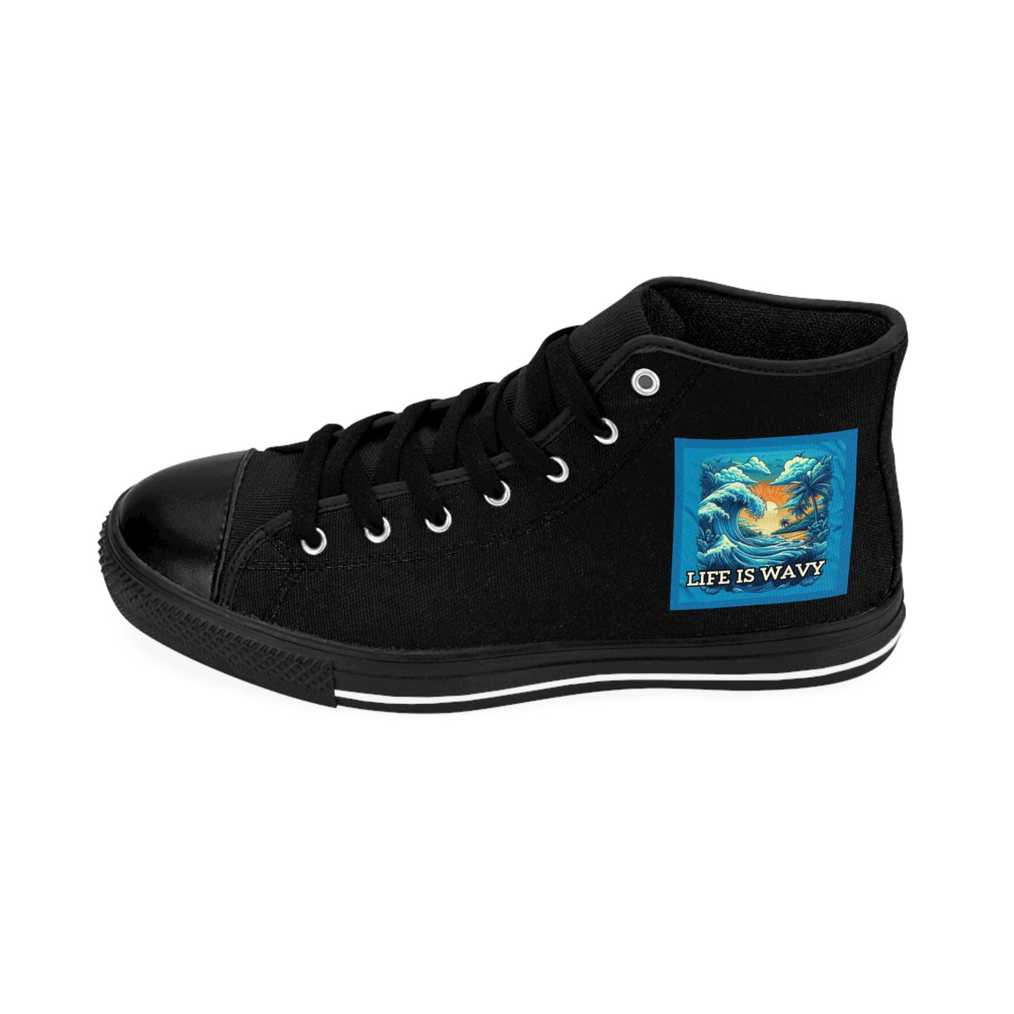 Life is Wavy Men's Classic Sneakers #LW3