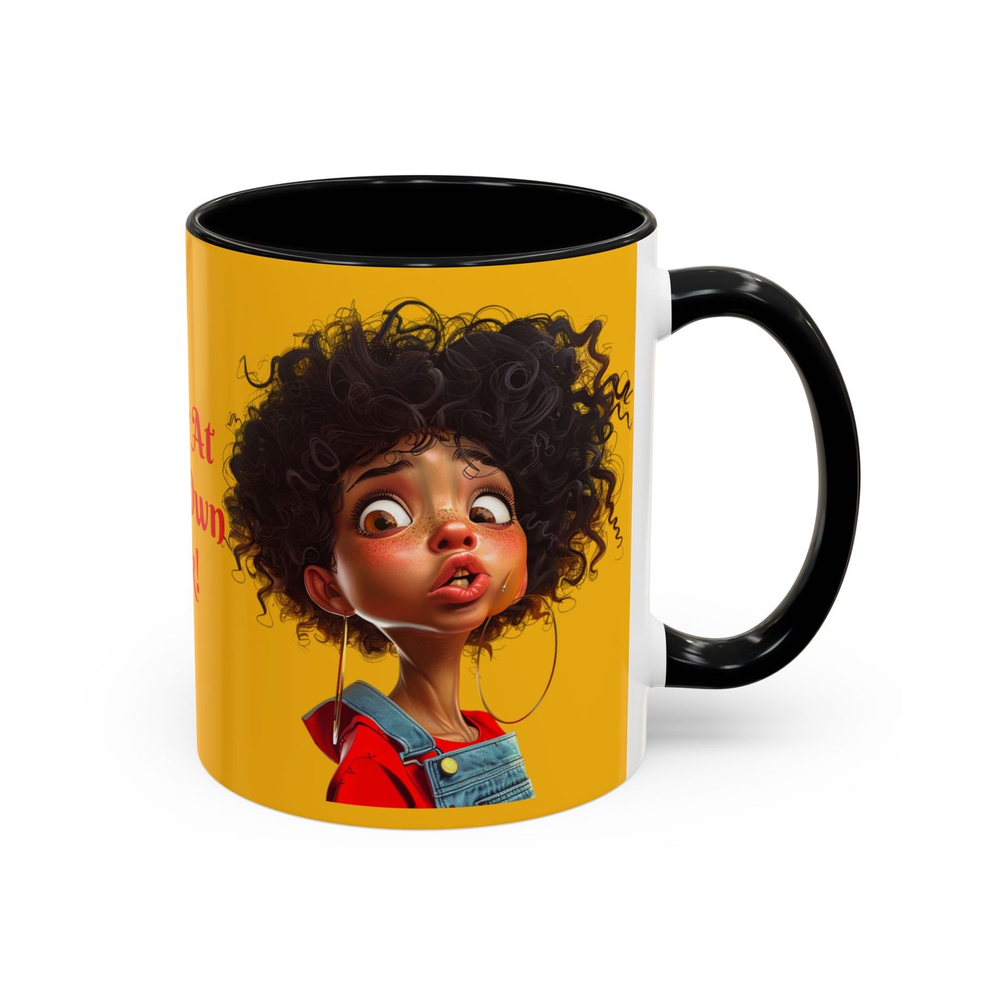 Enter At Your Own Risk Accent Coffee Mug (11, 15oz) #EYOR2