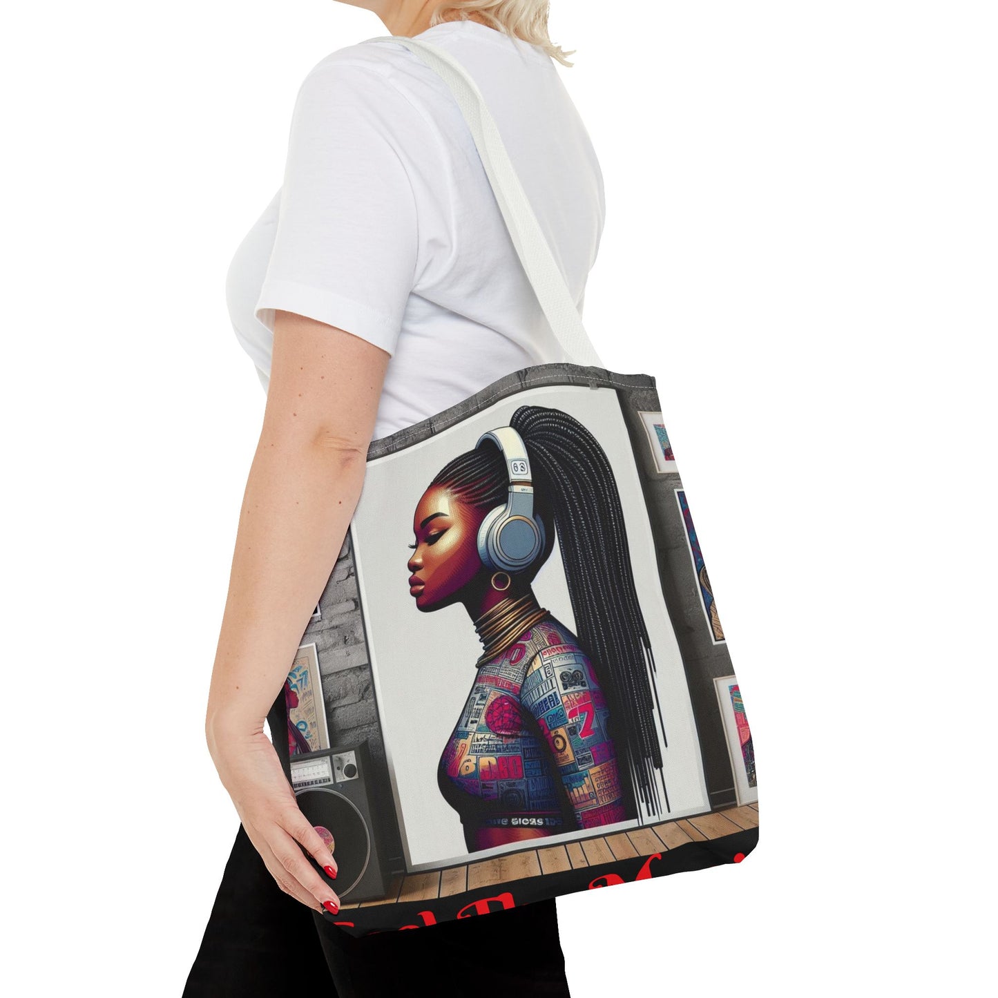 Feel The Music Tote Bag (AOP) #FM3