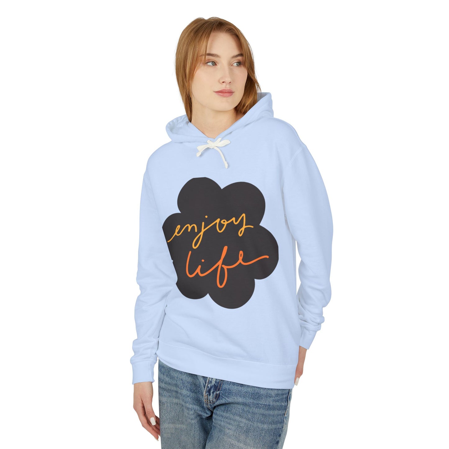 Affirmations Unisex Lightweight Hooded Sweatshirt #AU4