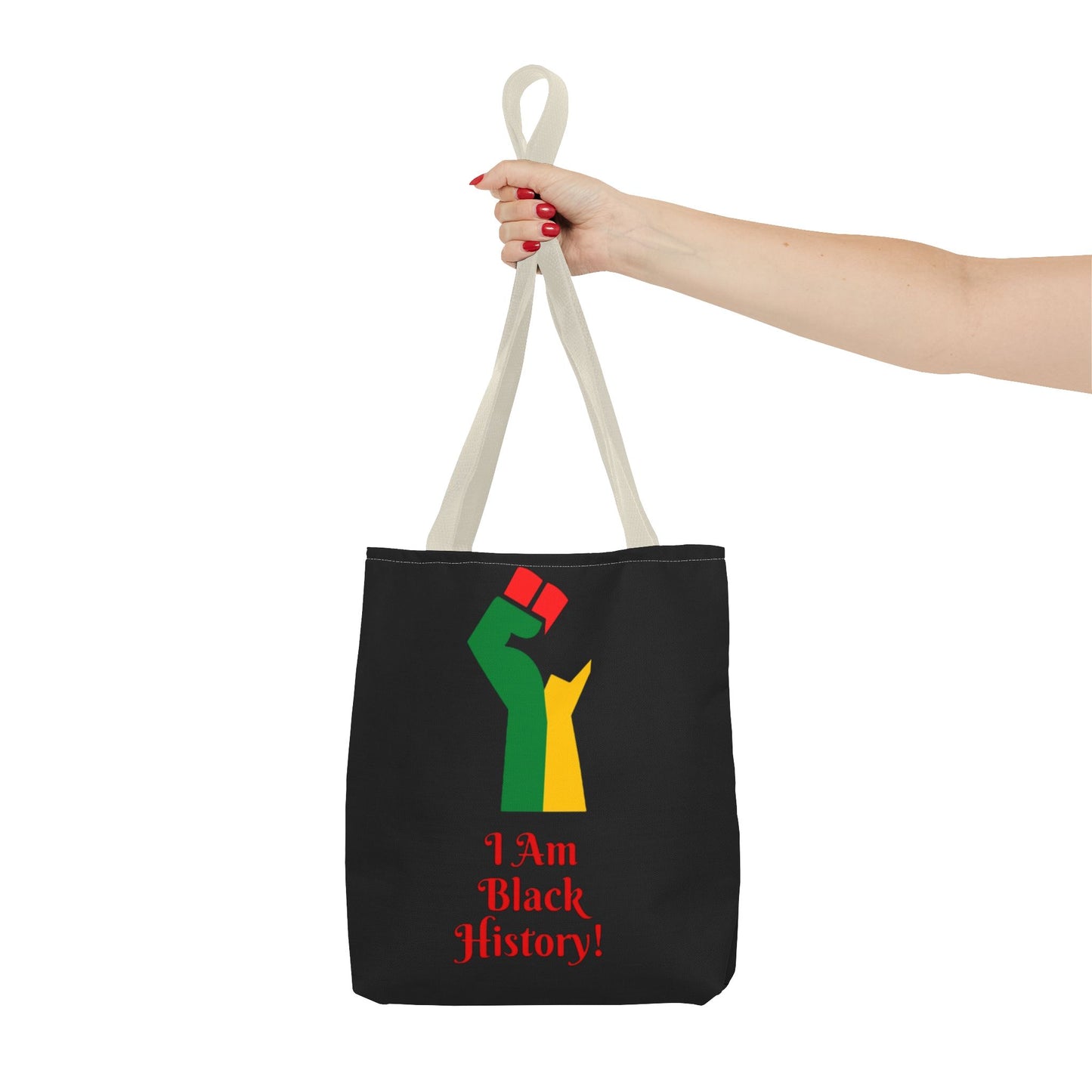 Empowering Black History Tote Bag - "I Am Black History!"