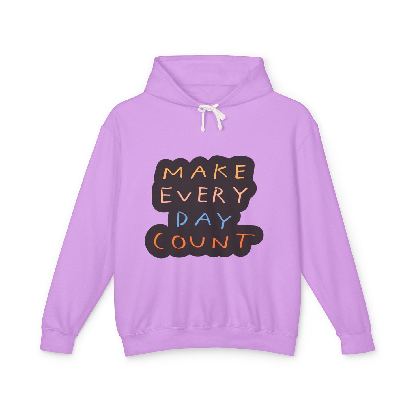 Affirmations Unisex Lightweight Hooded Sweatshirt #AU1