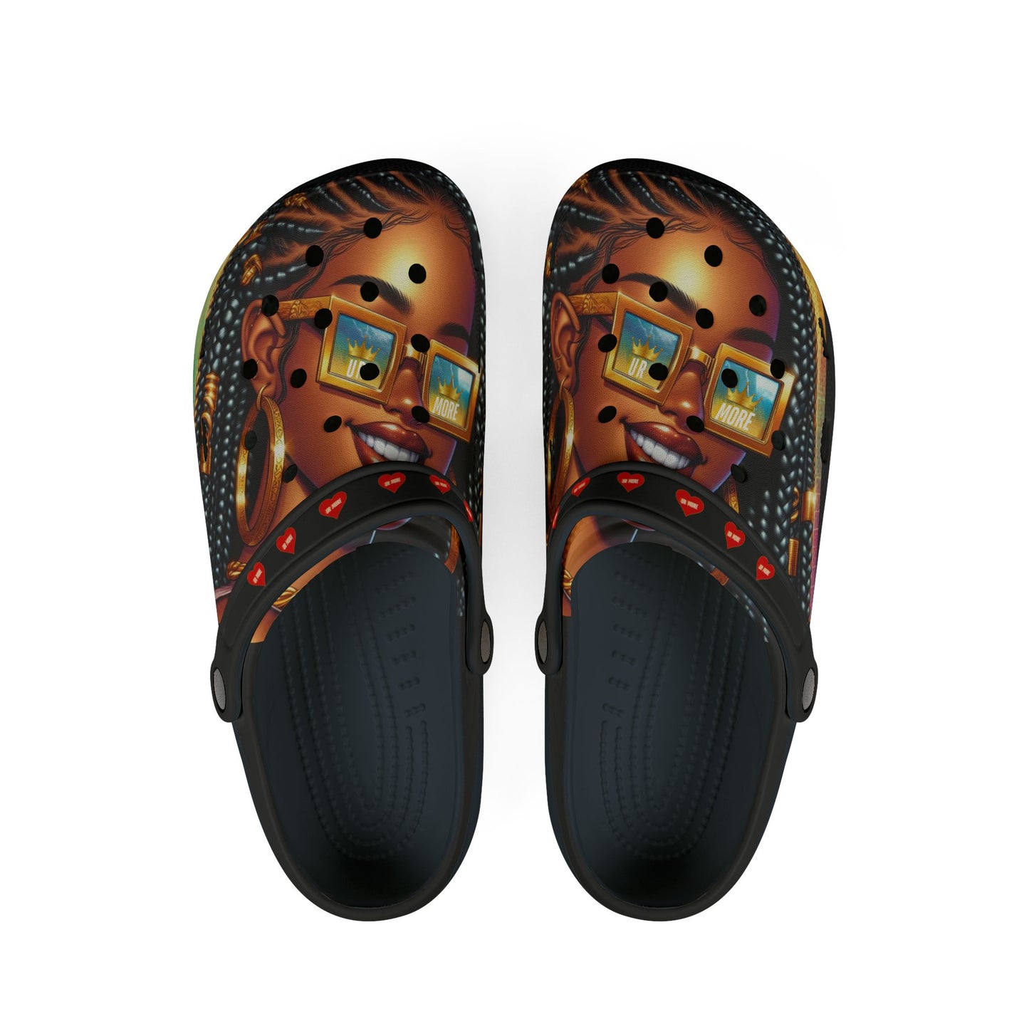 UR More EVA Foam Rubber Shoes (AOP) #19U