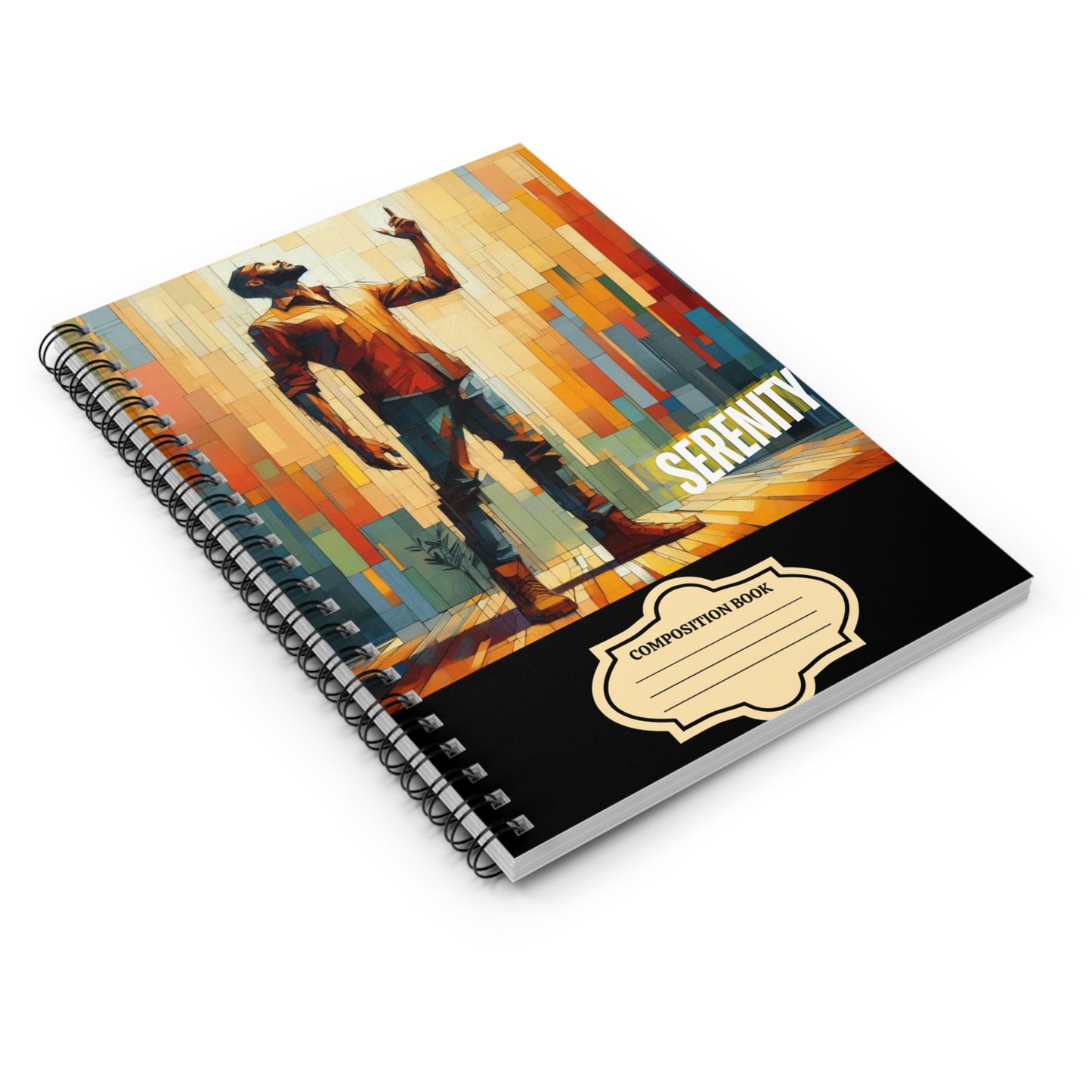 Back to School Serenity Affirmations Spiral Notebook - Ruled Line #71