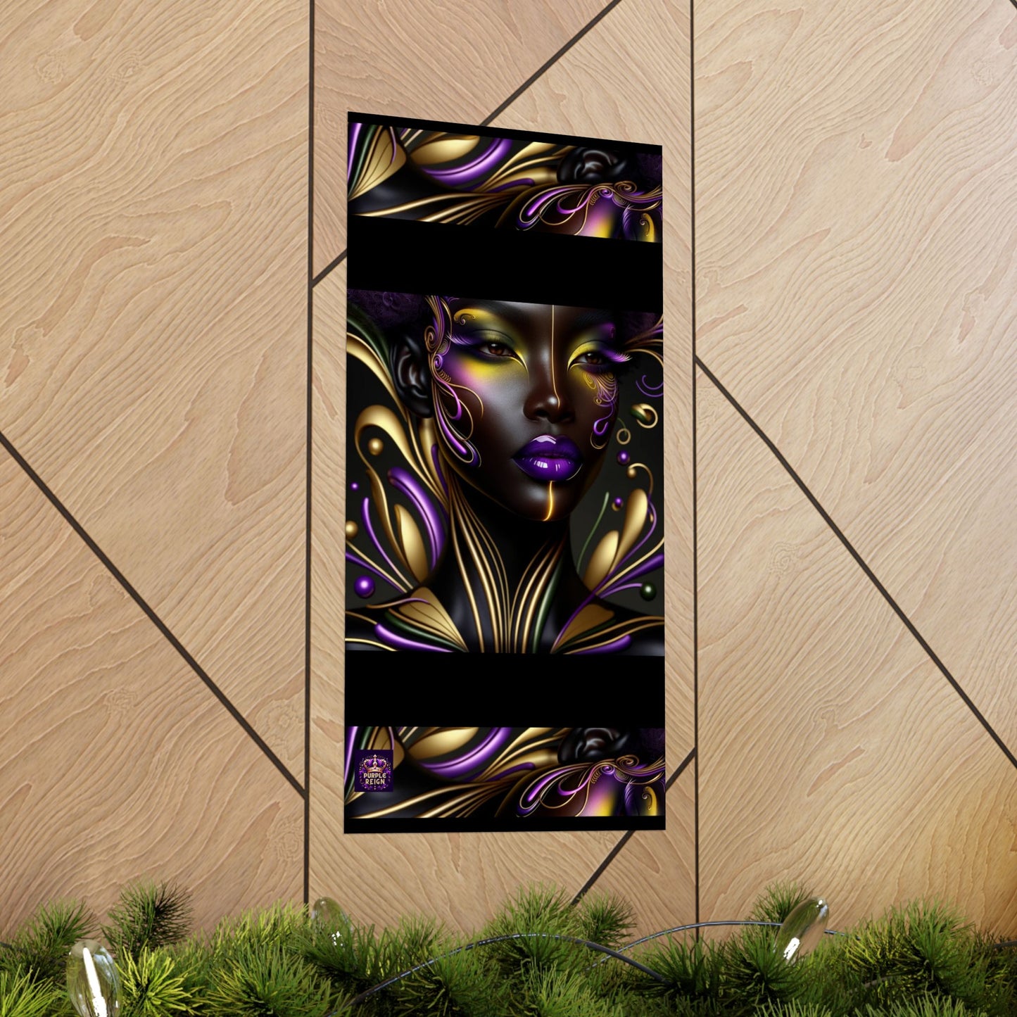 Purrple Reign Matte Vertical Posters #PR7
