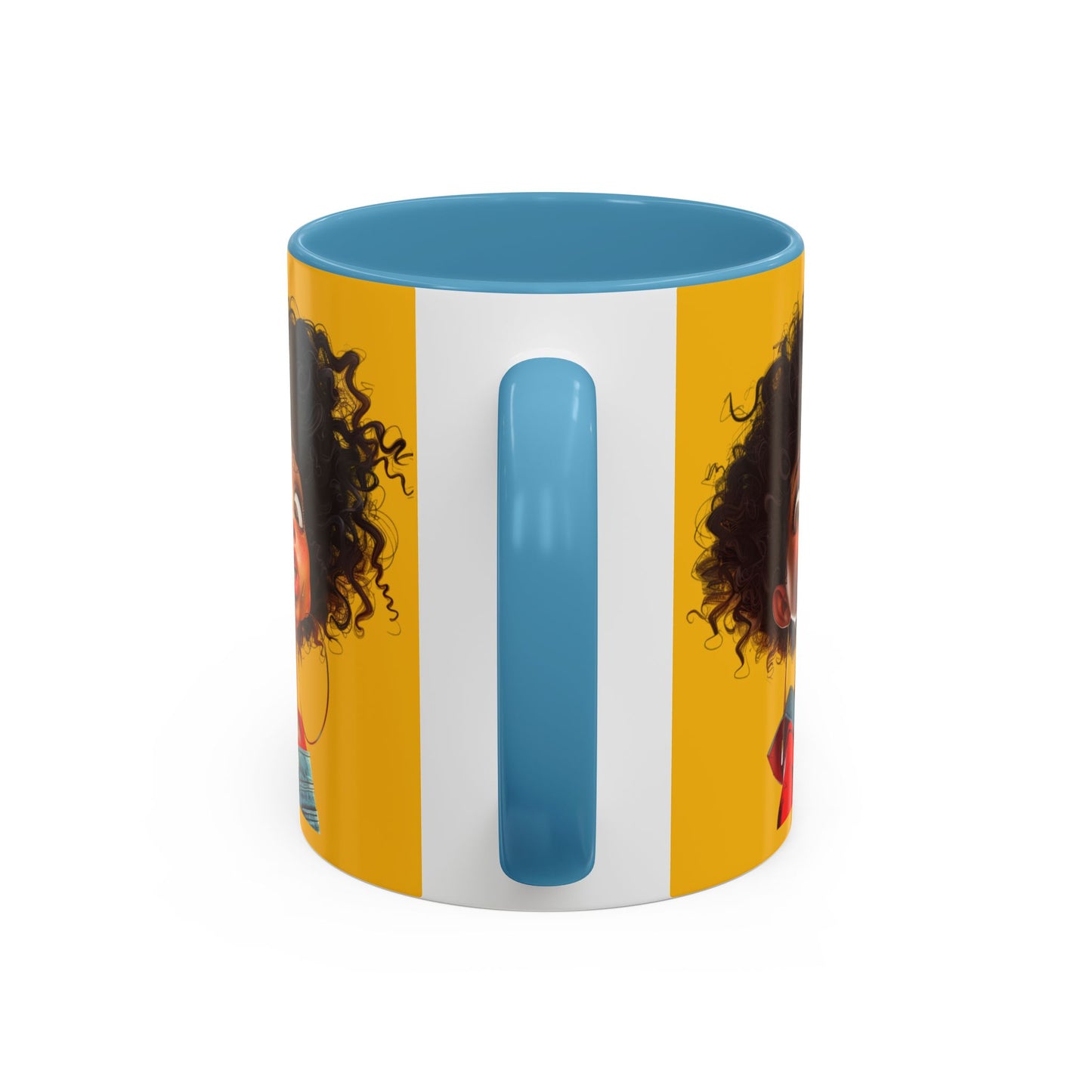 Enter At Your Own Risk Accent Coffee Mug (11, 15oz) #EYOR2