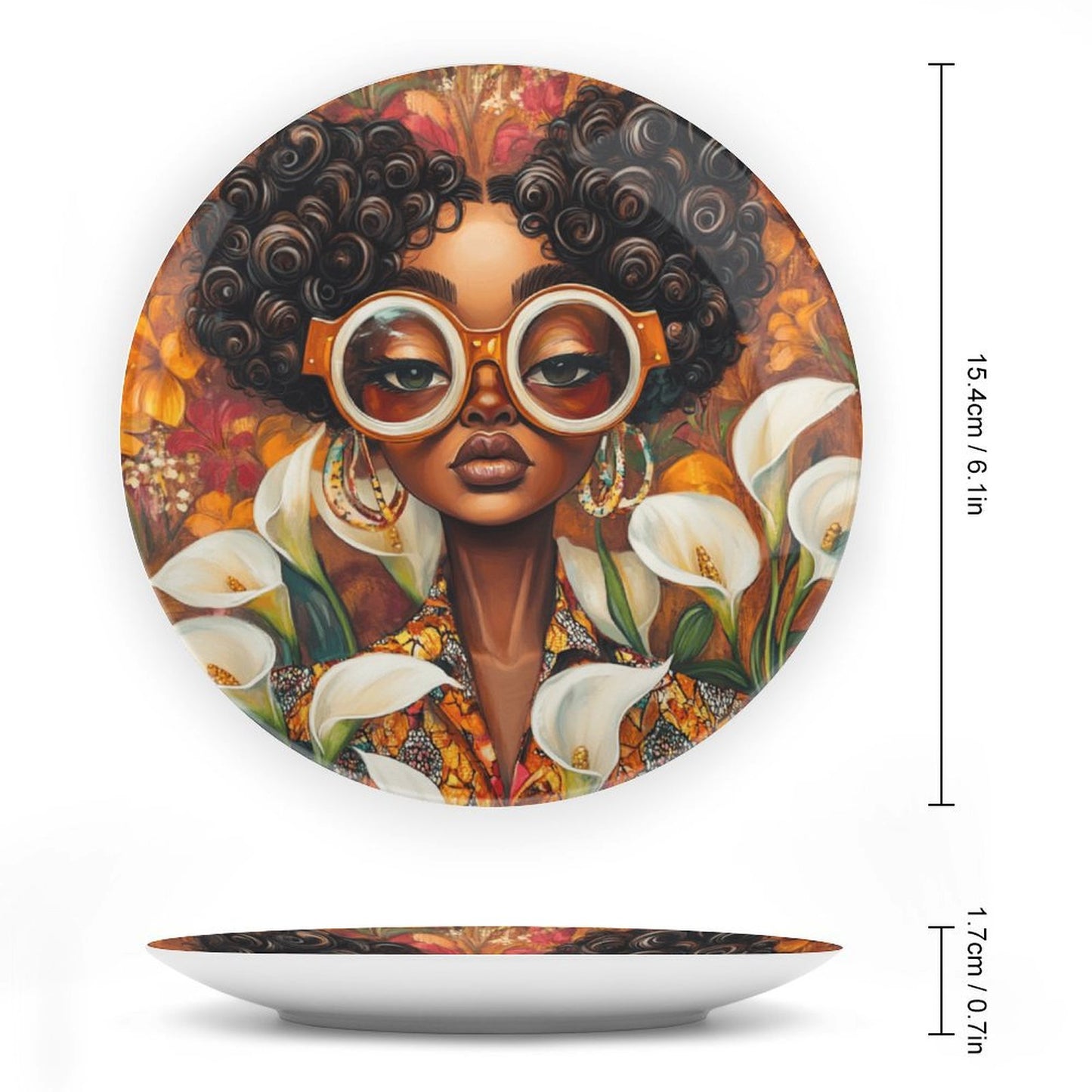Bone China Decorative Plate