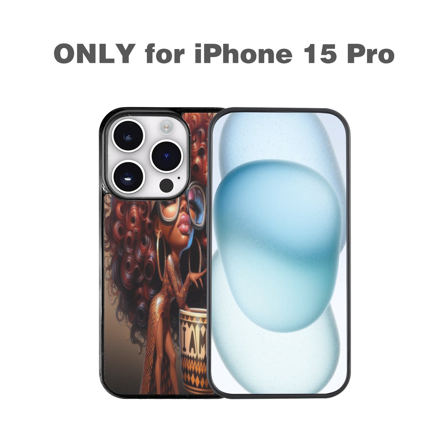 I AM Phone Case for iPhone 15 Pro Phone Case for iPhone 15 Pro