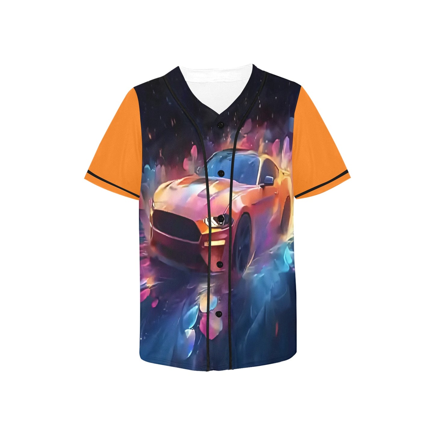 Car All Over Print Baseball Jersey for Kids All Over Print Baseball Jersey for Kids (Model T50)