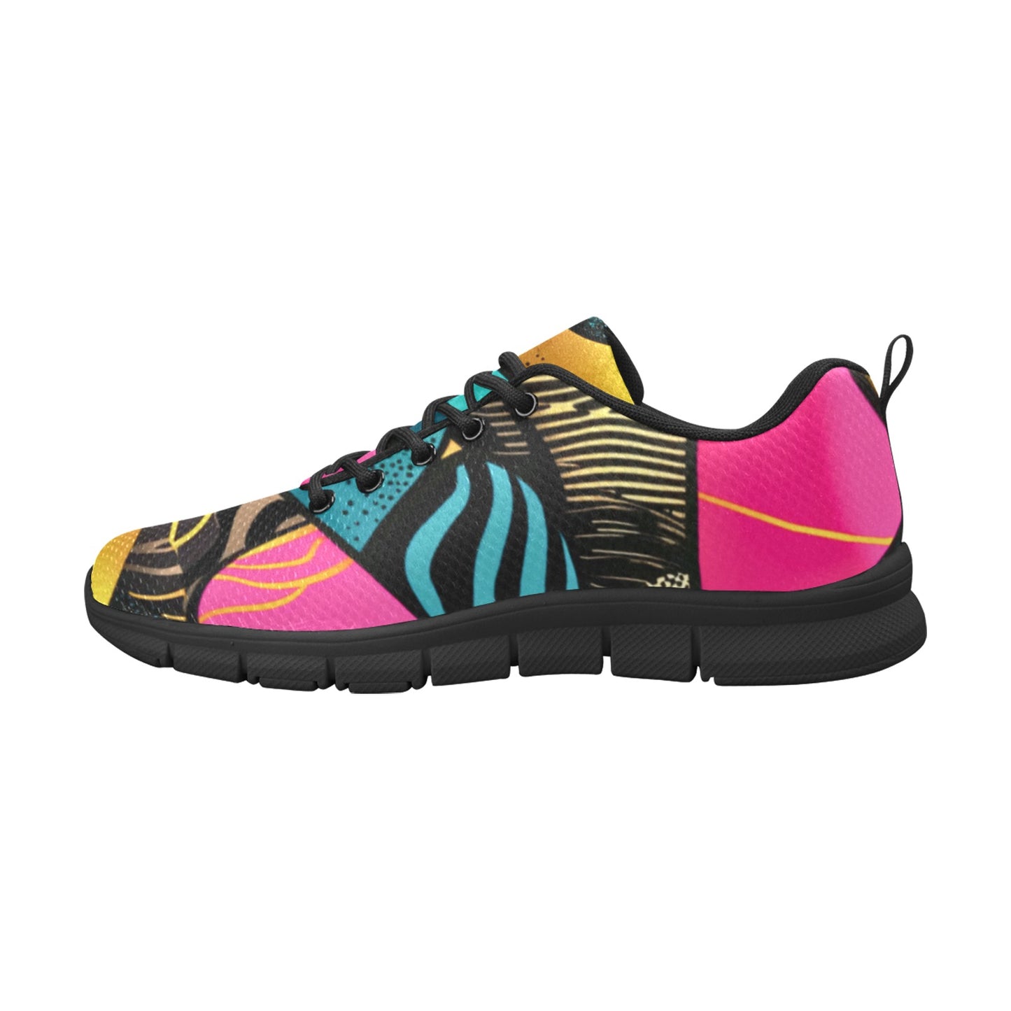 Geometric Pattern Breathable Runnung Shoes Women's Breathable Running Shoes (Model 055)