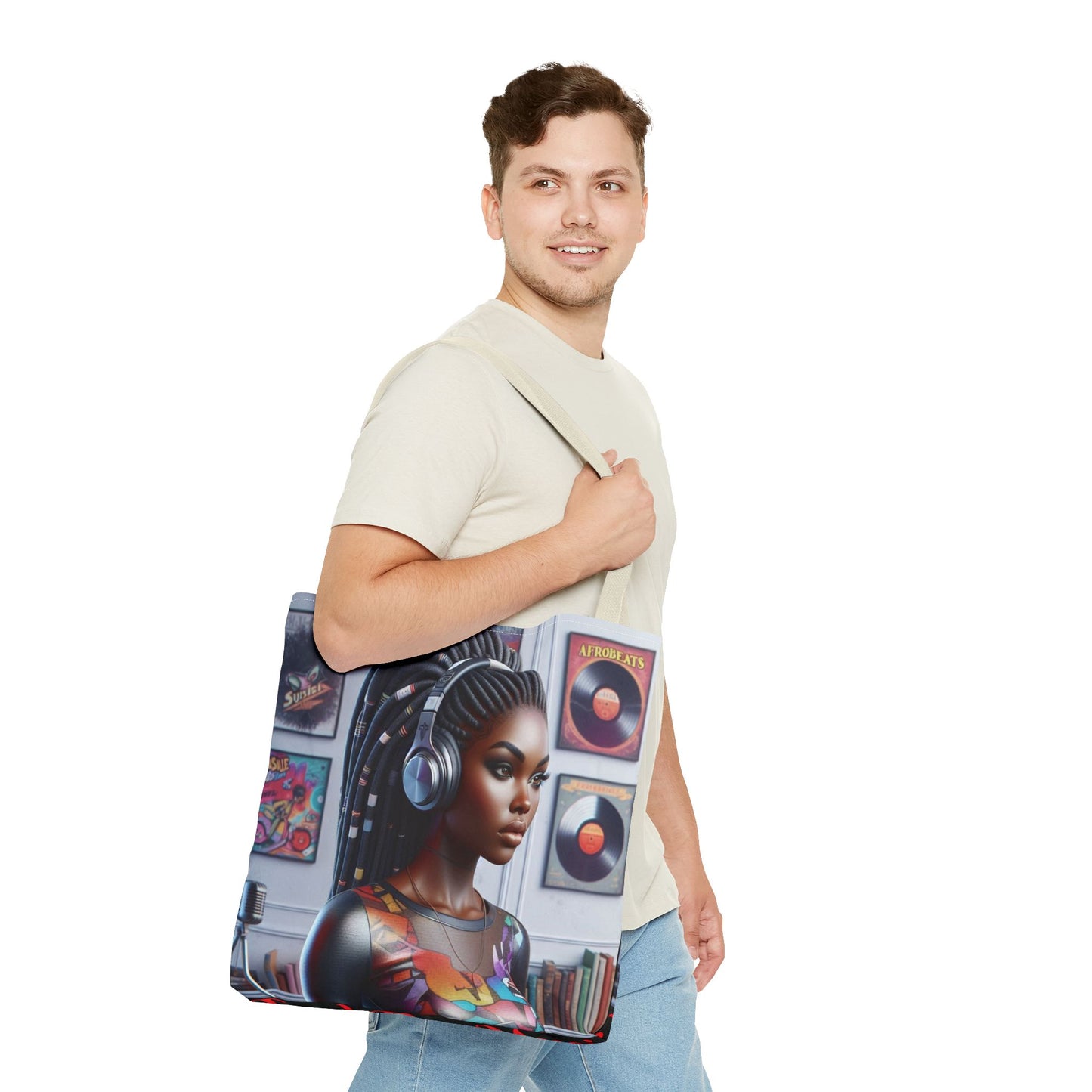 Feel The Music Tote Bag (AOP) #FM16