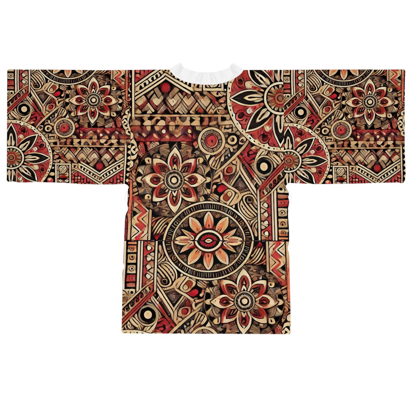 Red Queen Long Sleeve Kimono Robe (AOP) #RQ2