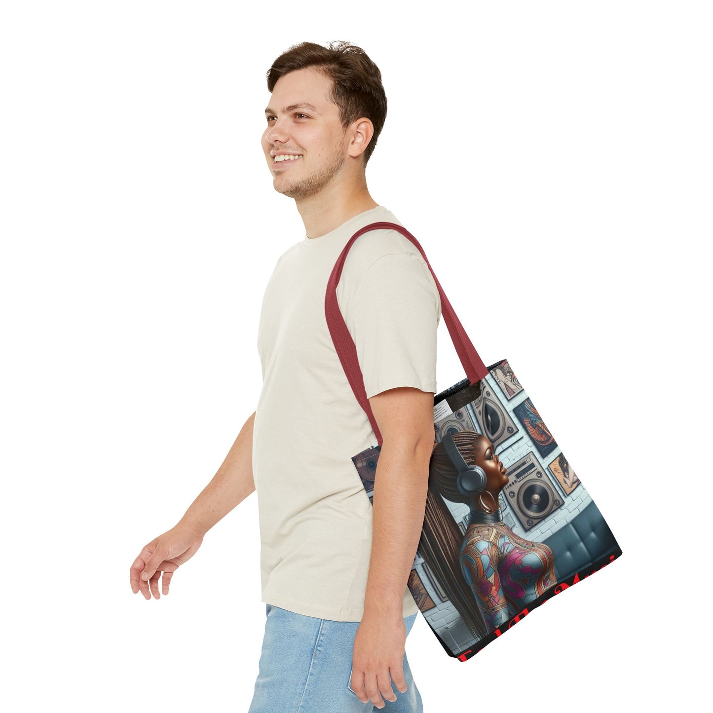 Feel The Music Tote Bag (AOP) #FM19