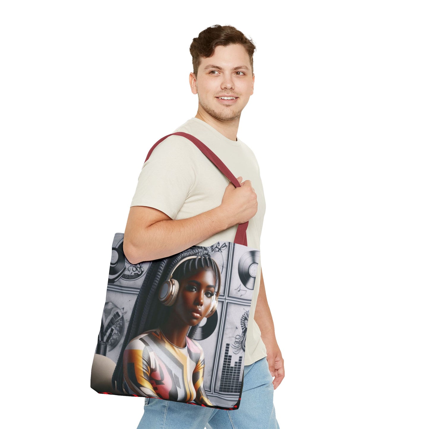 Feel The Music Tote Bag (AOP) #FM7
