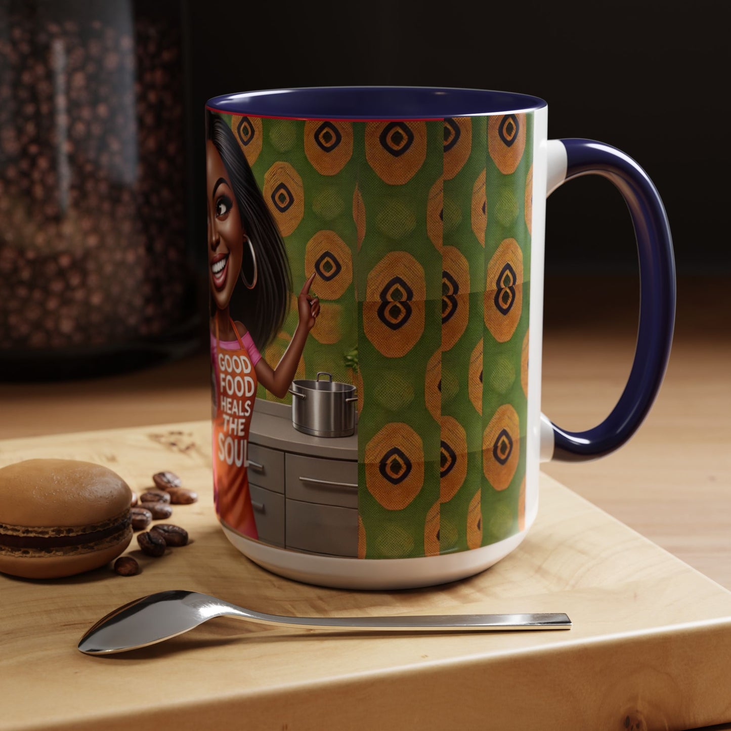Soulful Bites and Kitchen Delights Accent Coffee Mug (11, 15oz) #SBKD1