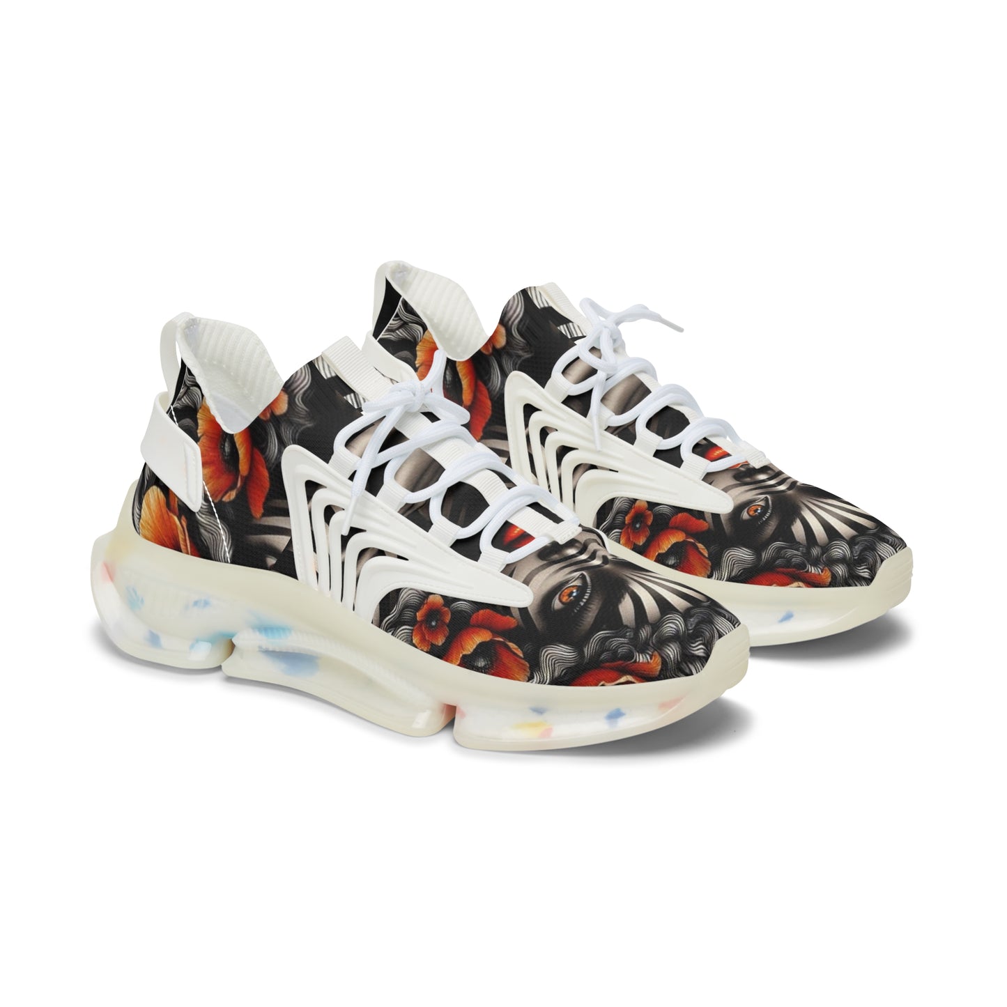 Zebra Fantasy Women's Mesh Sneakers #ZF36