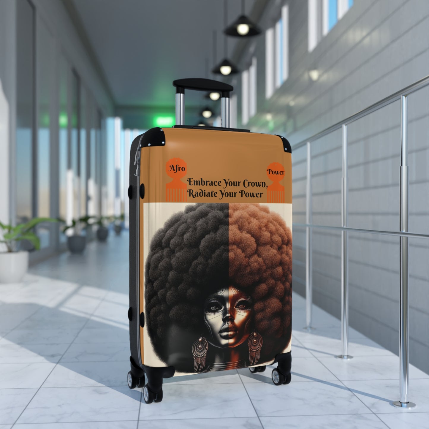 Afro Power Suitcases #AP10