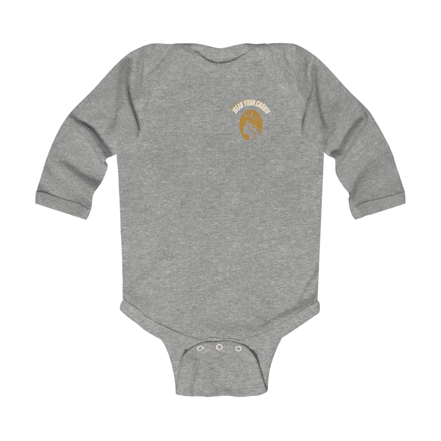 Wear Your Crown Infant Long Sleeve Bodysuit #23IU