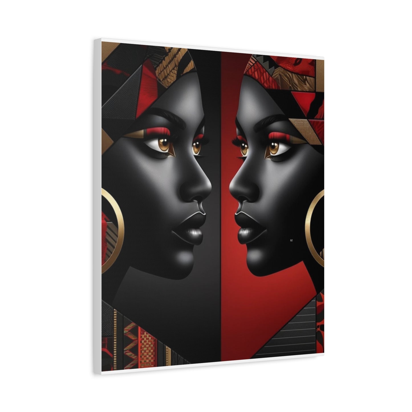 Dual Faced Matte Canvas, Stretched, 1.25" #DF1