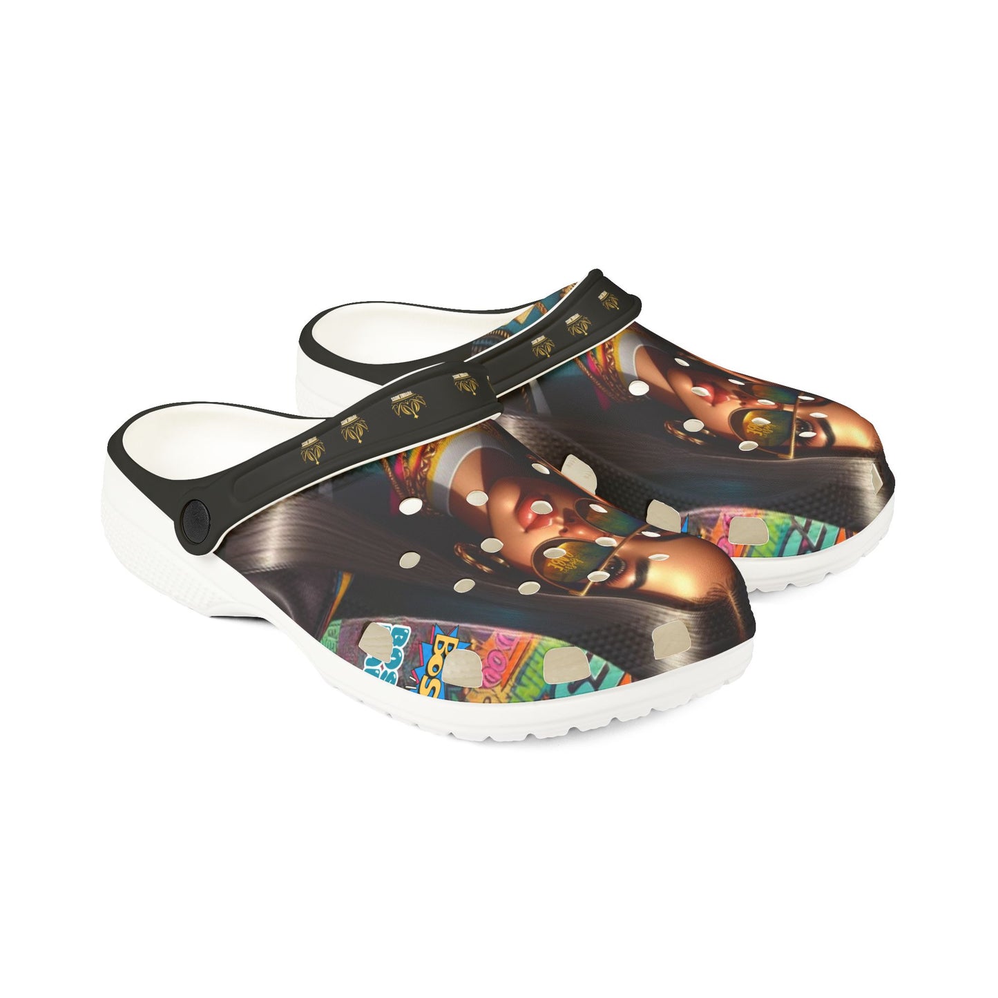 Future Boss EVA Foam Rubber Shoes (AOP) #25U