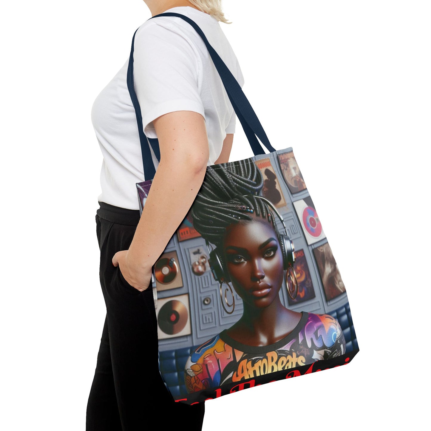 Feel The Music Tote Bag (AOP) #FM15