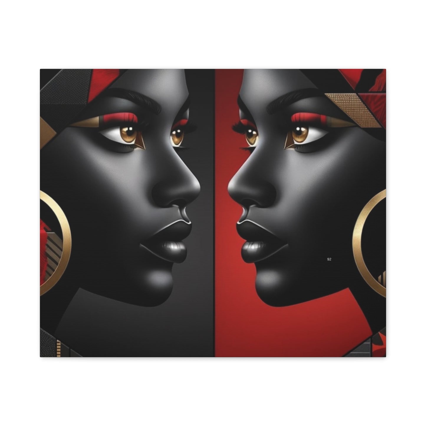 Dual Faced Matte Canvas, Stretched, 1.25" #DF1