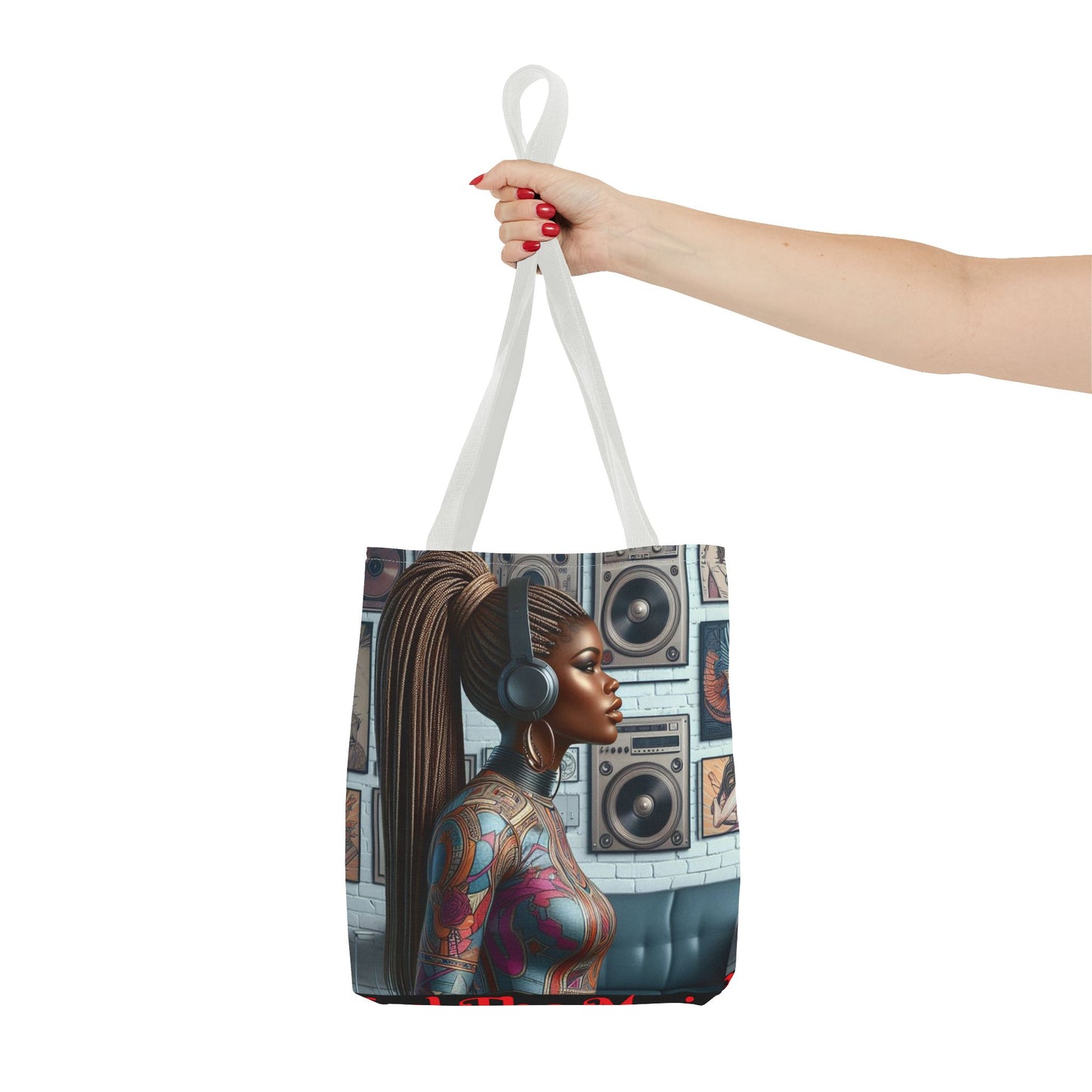Feel The Music Tote Bag (AOP) #FM19